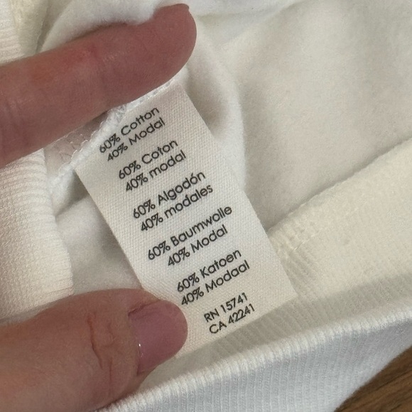 PJ SALVAGE Ski Mountain Bound Hoodie - NWOT - Size L - White - Picture 7 of 8